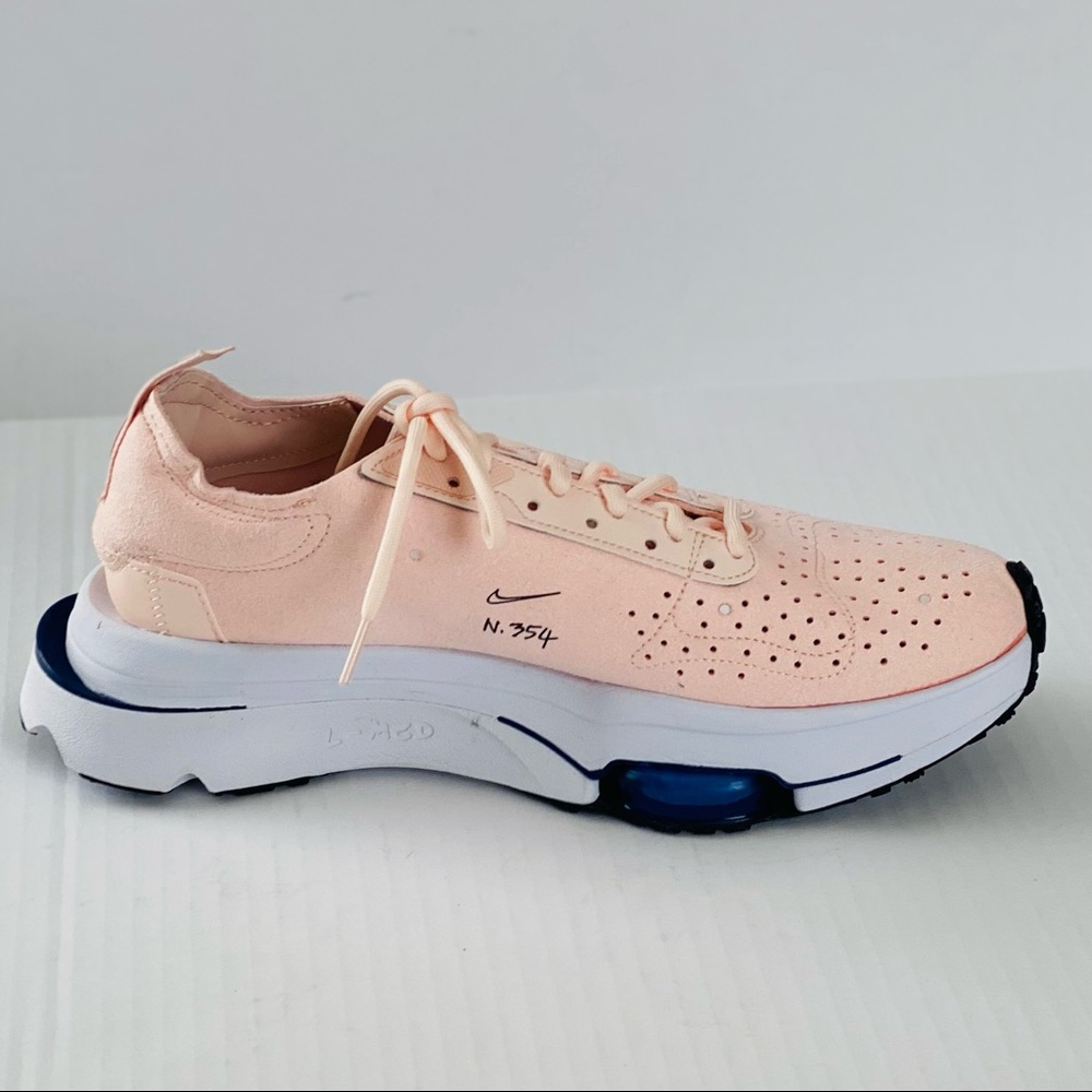 NWT Nike Women’s Air Zoom Type Sneaker, Orange Pearl Deep Royal Blue, Size 11 - Picture 9 of 16